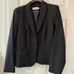 Calvin Klein black suit blazer size 10